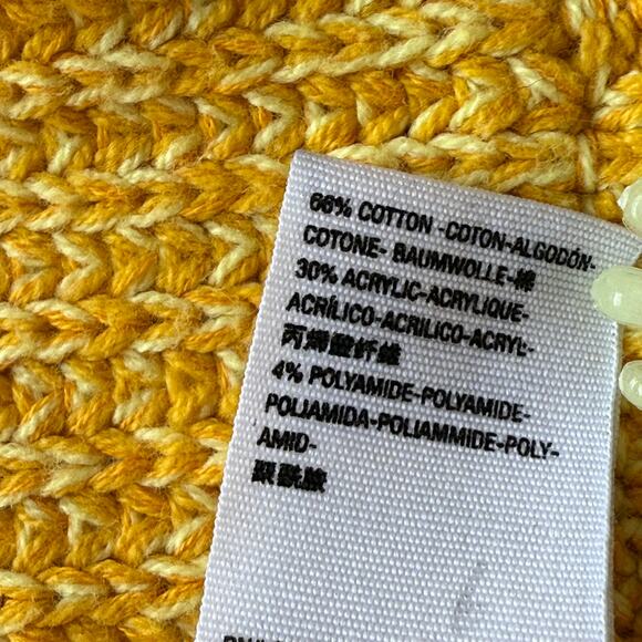 FREE PEOPLE XS High Hopes Cardigan Oversized Cozy Chunky Open Front Marmalade - Picture 9 of 10